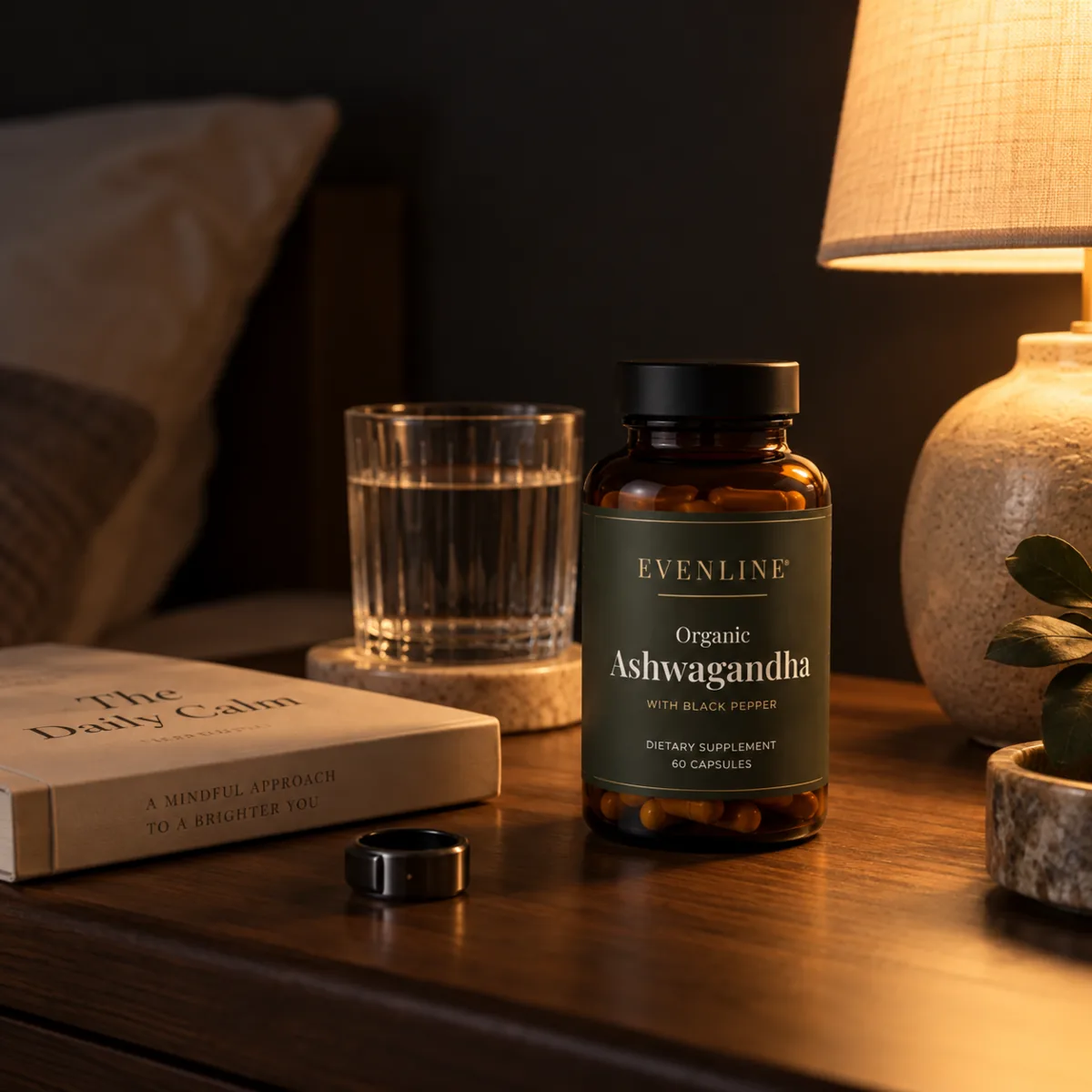 Evenline on the nightstand
